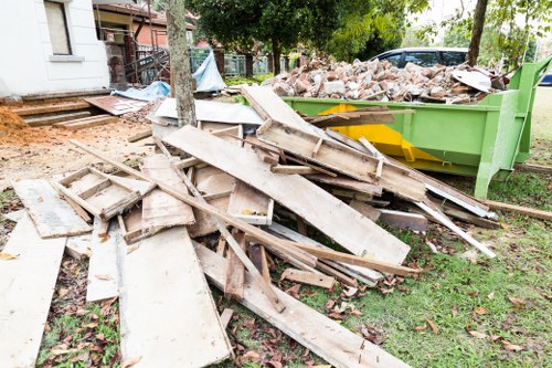 Modern office space in Hillingdon undergoing clearance