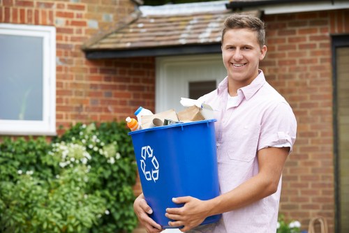 Professional staff clearing office furniture in Hillingdon